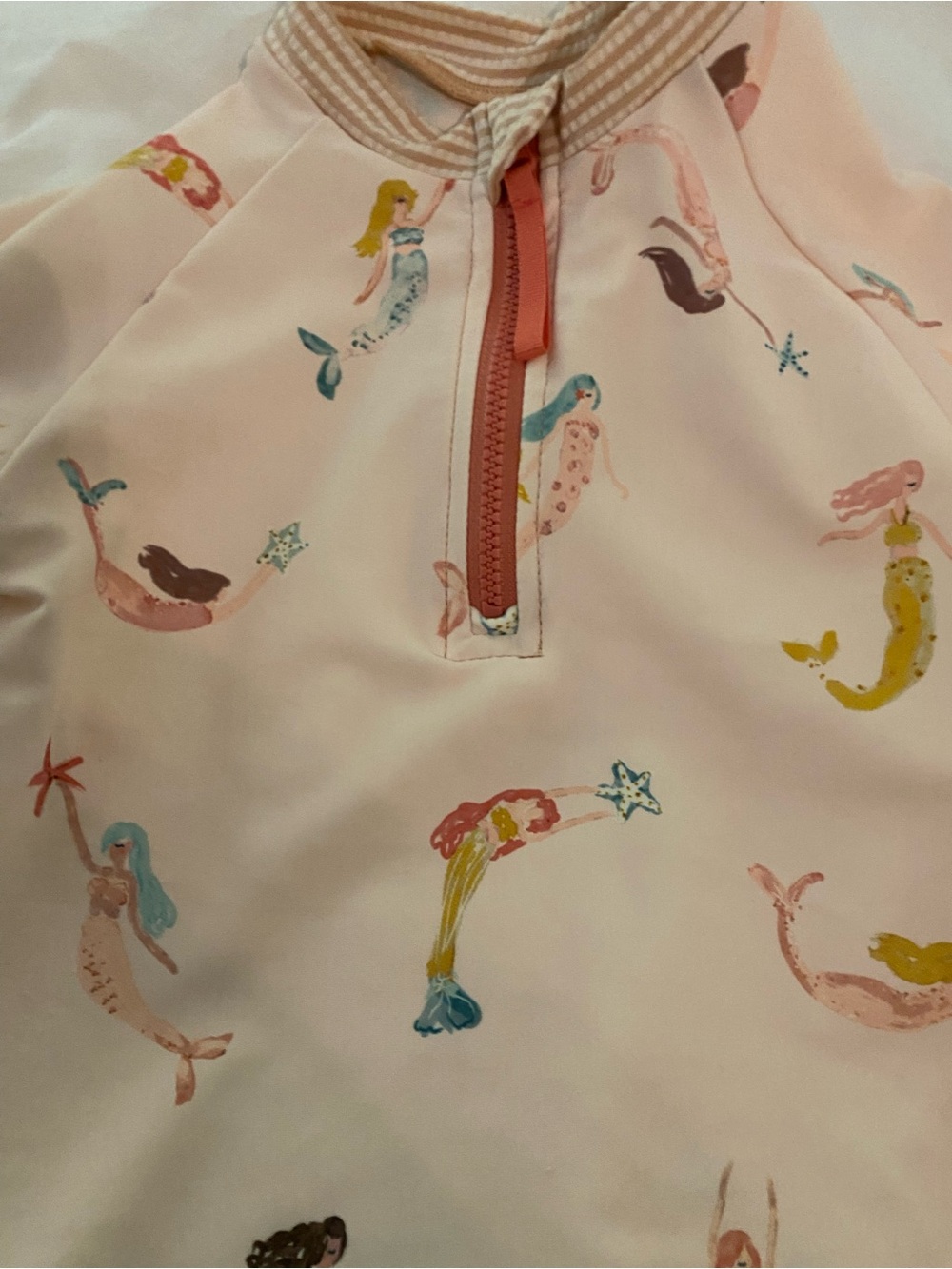 Pehr 2 piece Mermaid Rash Guard Swim Set 4-5T - Picture 3 of 5